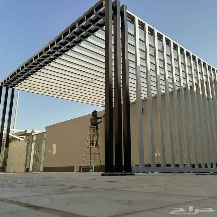 حداد مظلات وسواتر وهناجر ومستودعات وبرجولات وسندويش بنل 6
