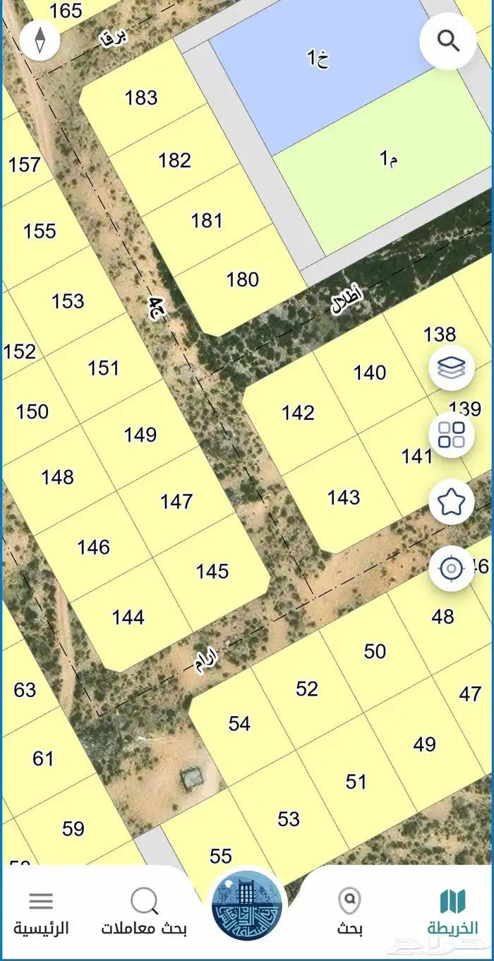 للبيع ارض بحي الحزم سكنية شرقية مساحتها 500 متر 650 الف 0