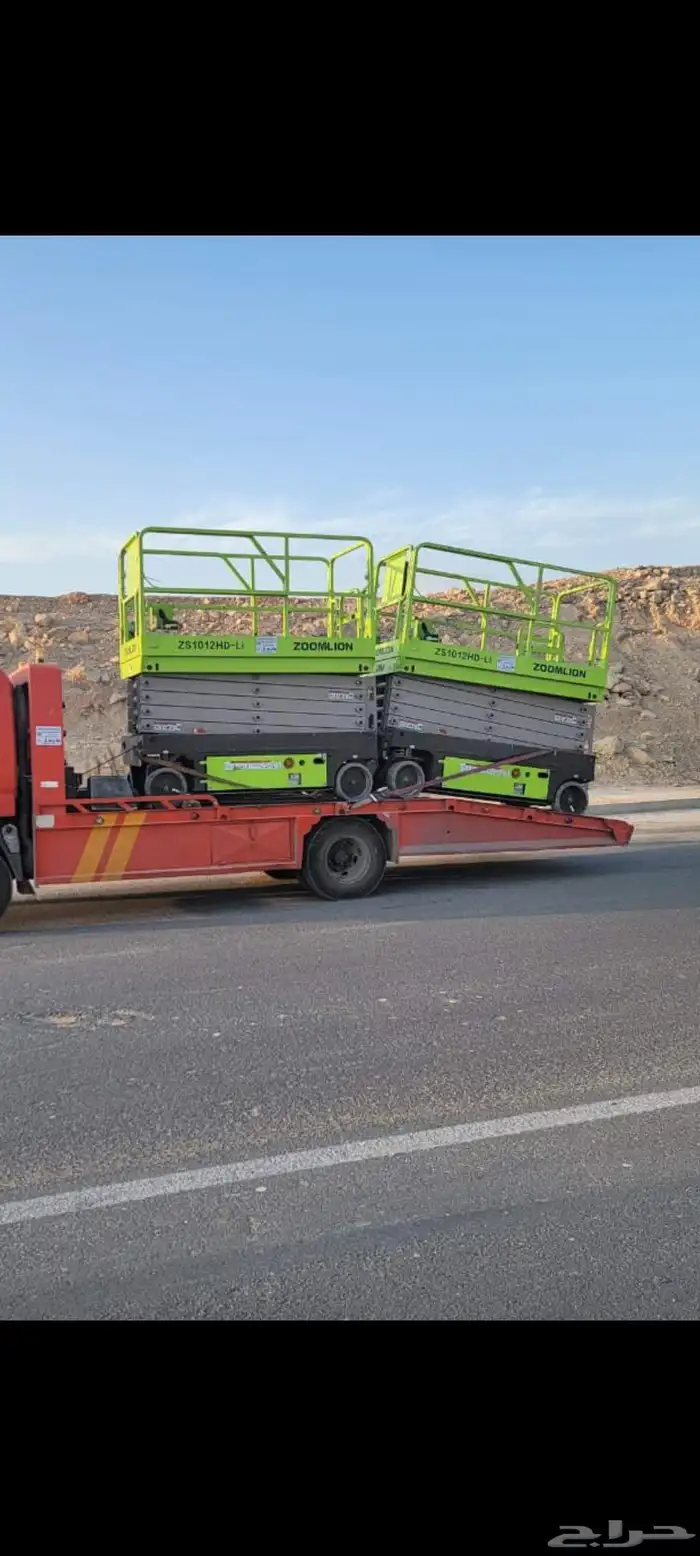سيزر لفت للايجار  رافعات شوكية للايجار  مان لفت للايجار 3