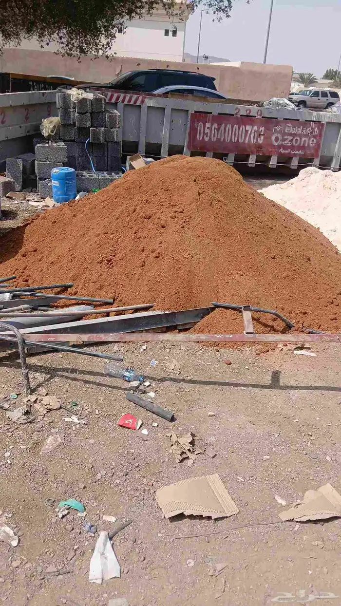 مواد بناء رمل واسمنت طوب مصمط وعتاب جميع المقاسات 3