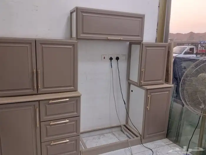 دولاب مطبخ صاج مجدد مستعمل نظيف للبيع 4