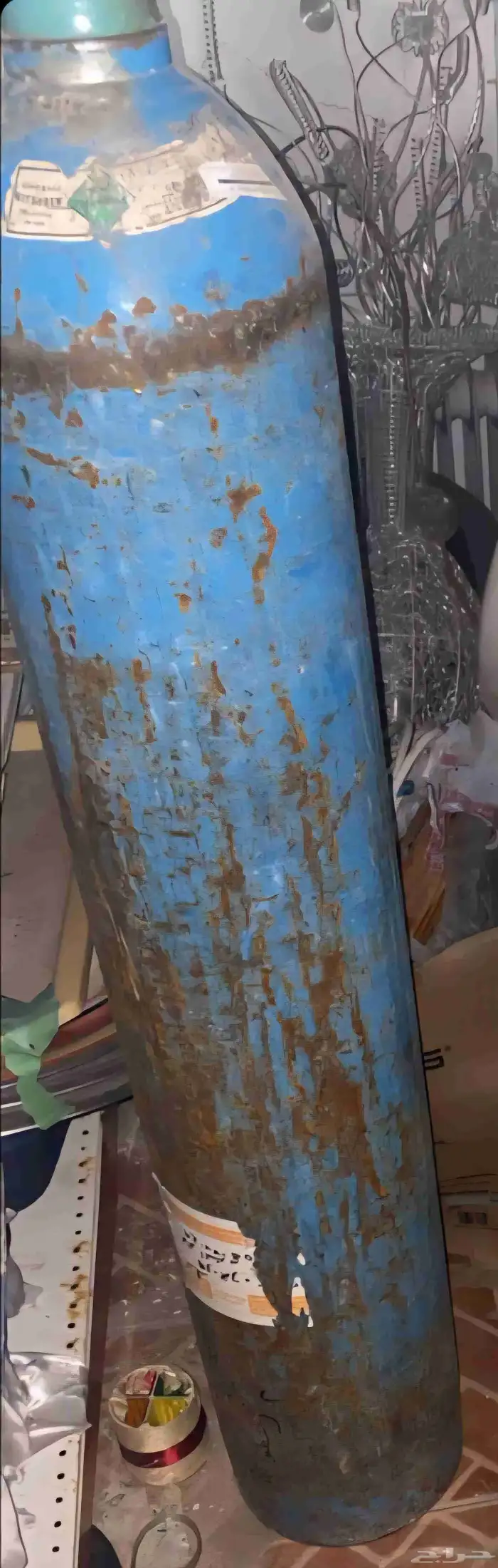 اسطوانة اكسجين . عزل مواسير 0