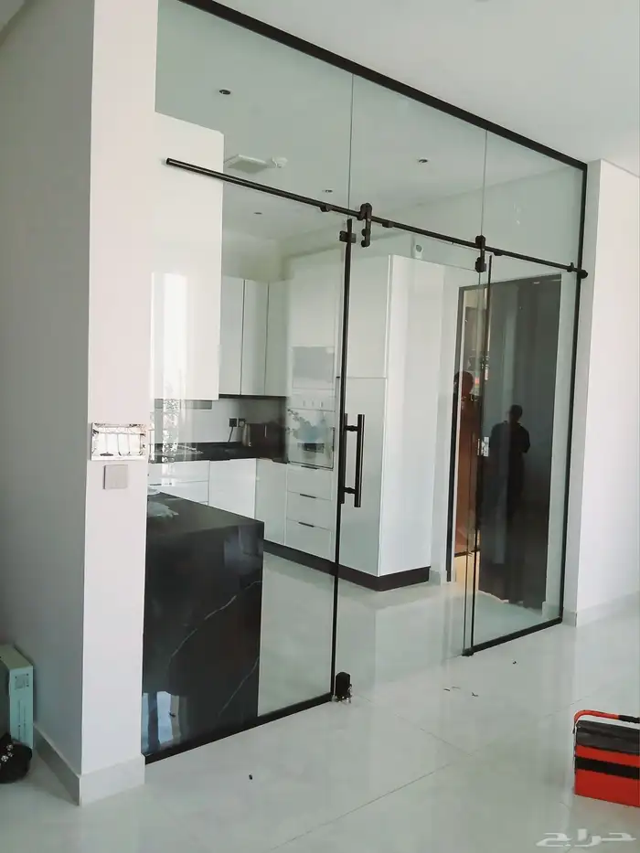زجاج مكاتب سكوريت تفصيل مكاتب زجاج سكوريت أبواب واجهات 12ملي 7