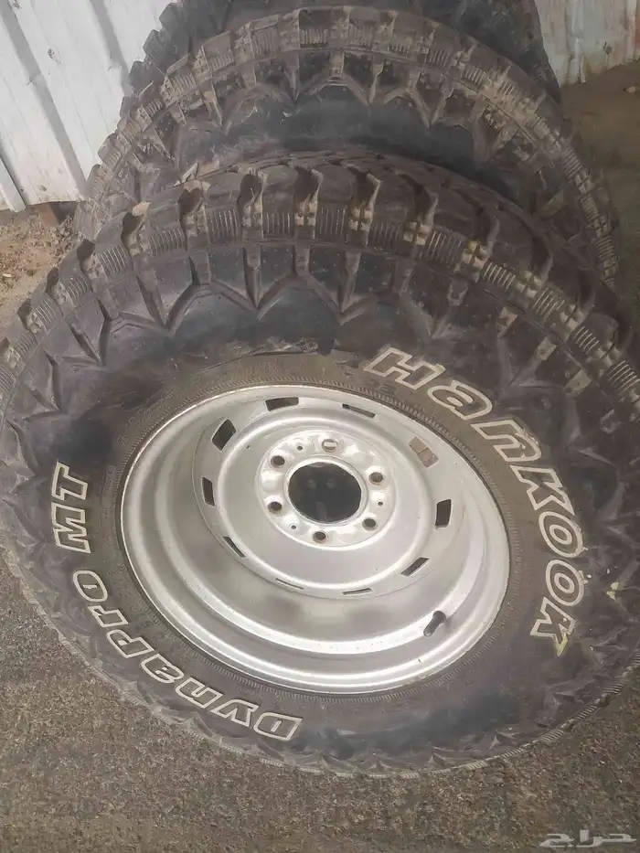 كفرات حجري مقاس 15 نضيفه خوات الجديد حجري كامل هنكوك كوري 5