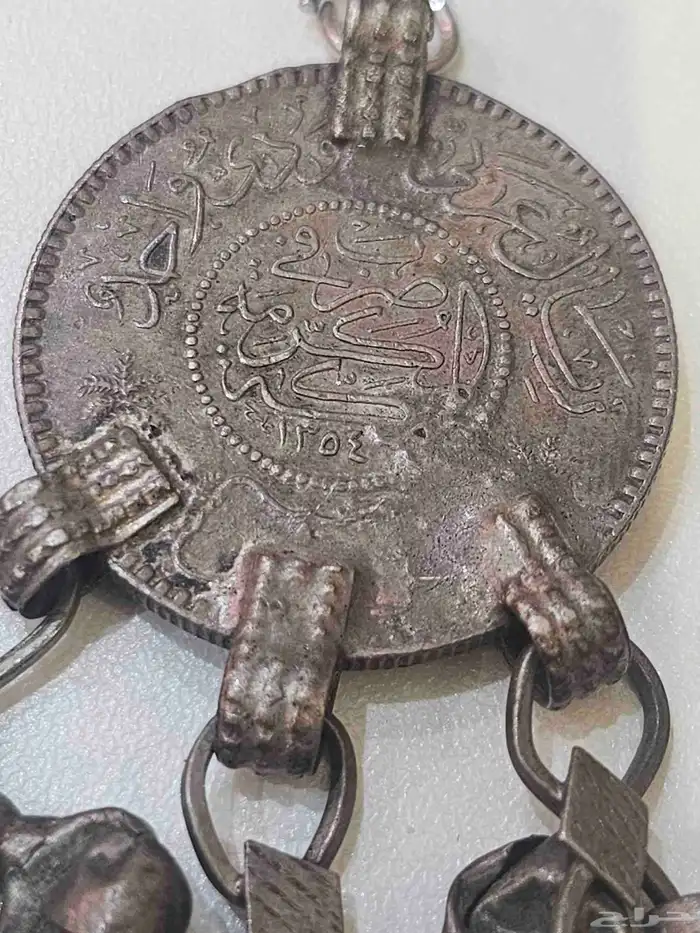 ريال عربي سعودي فضه من عهد الملك عبدالعزيز 1