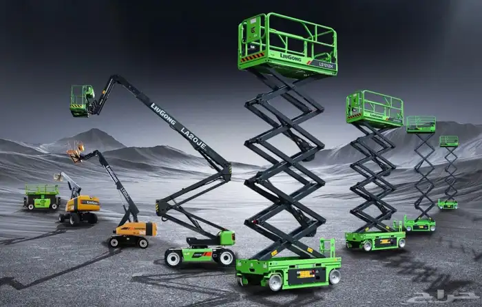 سيزرلفت مانلفت جي سي بي ايجارscissorslfit manlfit for rent 4