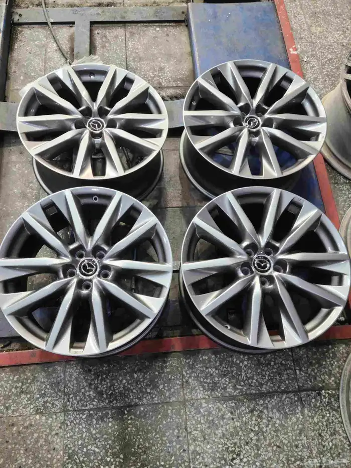 جنوط مازدا cx9 كروم وكالة 2023 مقاس 20 3