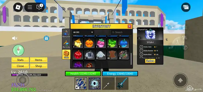 حساب Blox Fruits للبيع الحساب قوي جدا 19