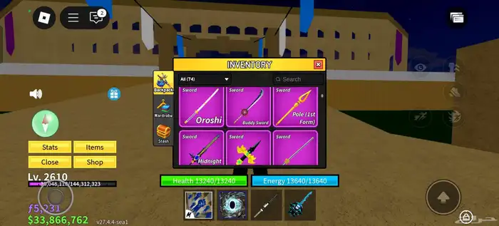 حساب Blox Fruits للبيع الحساب قوي جدا 2