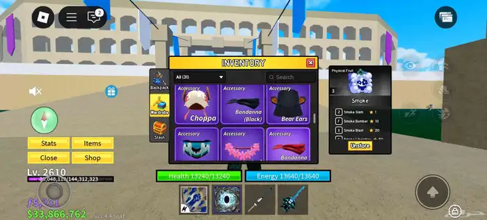 حساب Blox Fruits للبيع الحساب قوي جدا 22