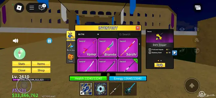 حساب Blox Fruits للبيع الحساب قوي جدا 3