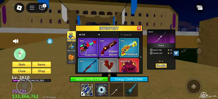 حساب Blox Fruits للبيع الحساب قوي جدا 9