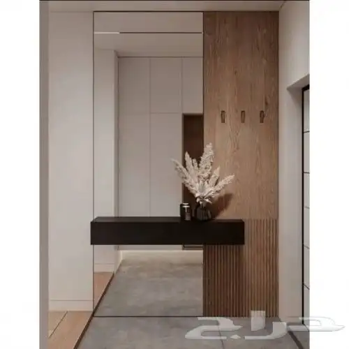 تصاميم ديكورات داخليه خلفيات شاشه ومداخل مرايات فخامه 0
