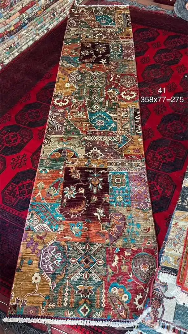 Afghanistan wool rugs 00966 6