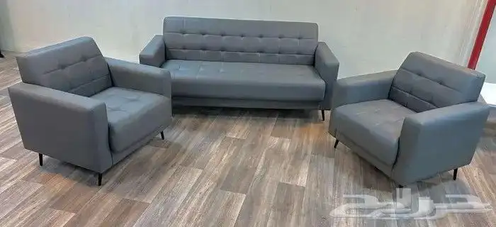 مكتبى كنب جلد فخم متوفر جديد التصميم سعر الجمله 13