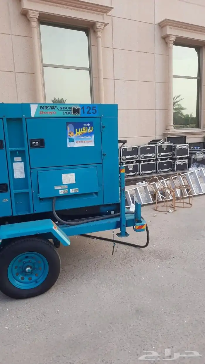 مولدات كهرباء 125 كيلو للإيجار generators 125 KVA for rent 2
