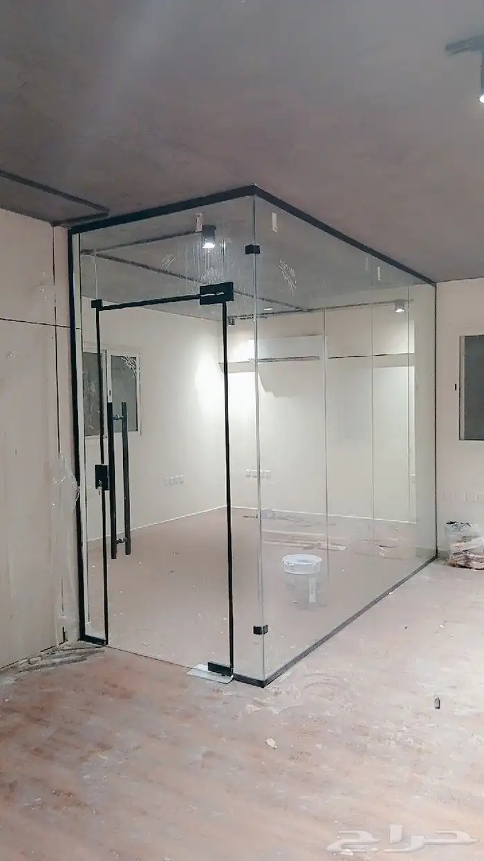 زجاج مكاتب سكوريت تفصيل مكاتب زجاج سكوريت أبواب واجهات 12ملي 1