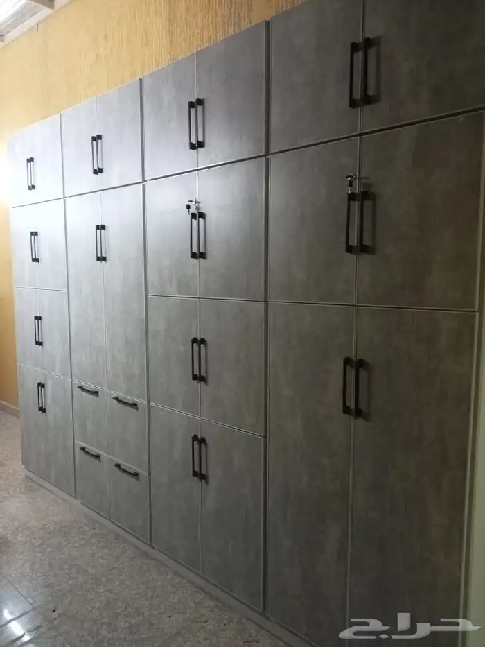دولاب مستودع الالمنيوم مخزن بريد  القصيم 3