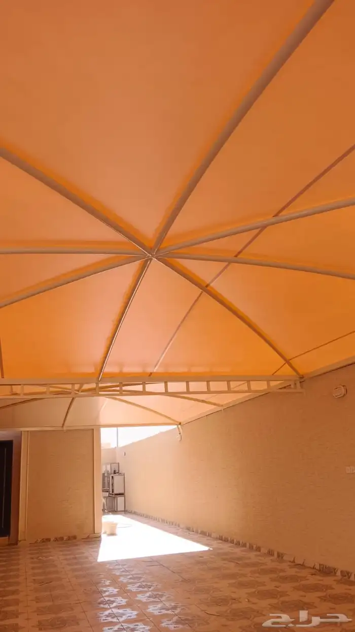 حداد مظلات وسواتر وهناجر ومستودعات وبرجولات وسندويش بنل 8