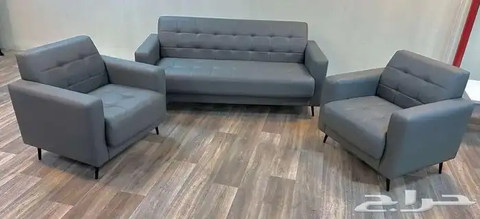 مكتبى كنب جلد فخم متوفر جديد التصميم سعر الجمله 9