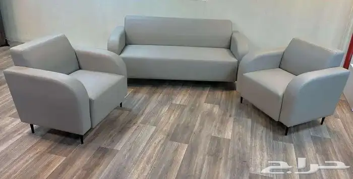 مكتبى كنب جلد فخم متوفر جديد التصميم سعر الجمله 8