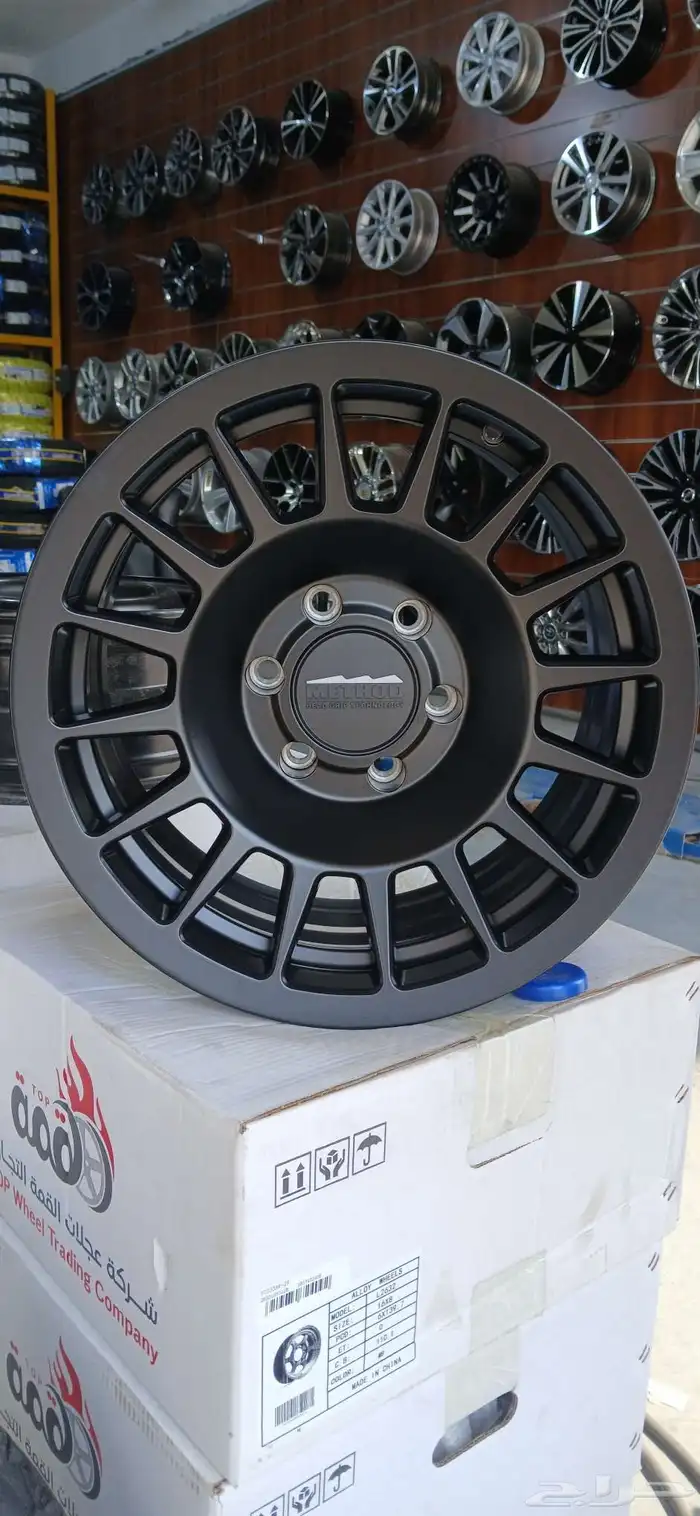 جنوط ميثود فورد f150 اسود مطفي 17 0