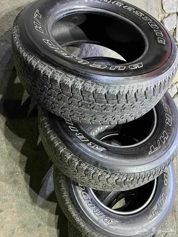 كفرات برجستون مقاس 275 65 17 بترول فتك 5