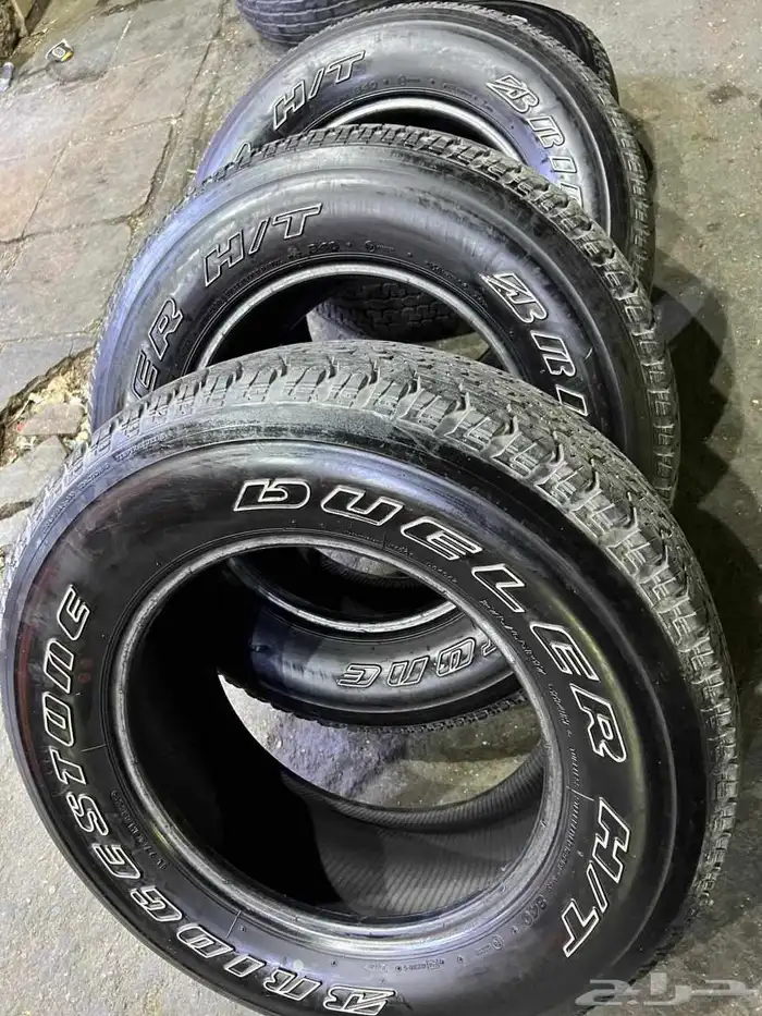 كفرات برجستون مقاس 275 65 17 بترول فتك 0