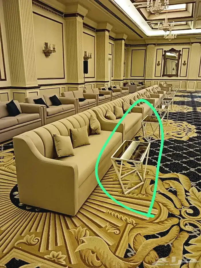 يوجد لدينا تاجير كراسي ملكي كنب جلسات شعبيه مضلات ممرات 3