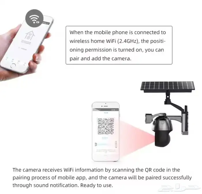 كاميرات مراقبة طاقة شمسية 12MP شريحة جوال 8