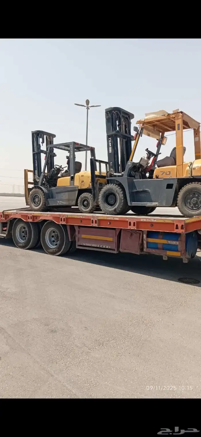 لايجار الرفعات الشوكيه وجي سي بي وكرينات جوال 0