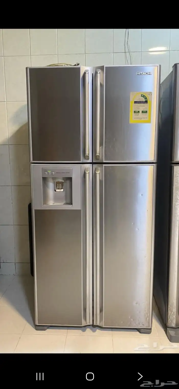 ثلاجة هيتاشي كبيره نظيفه 19 قدم 2