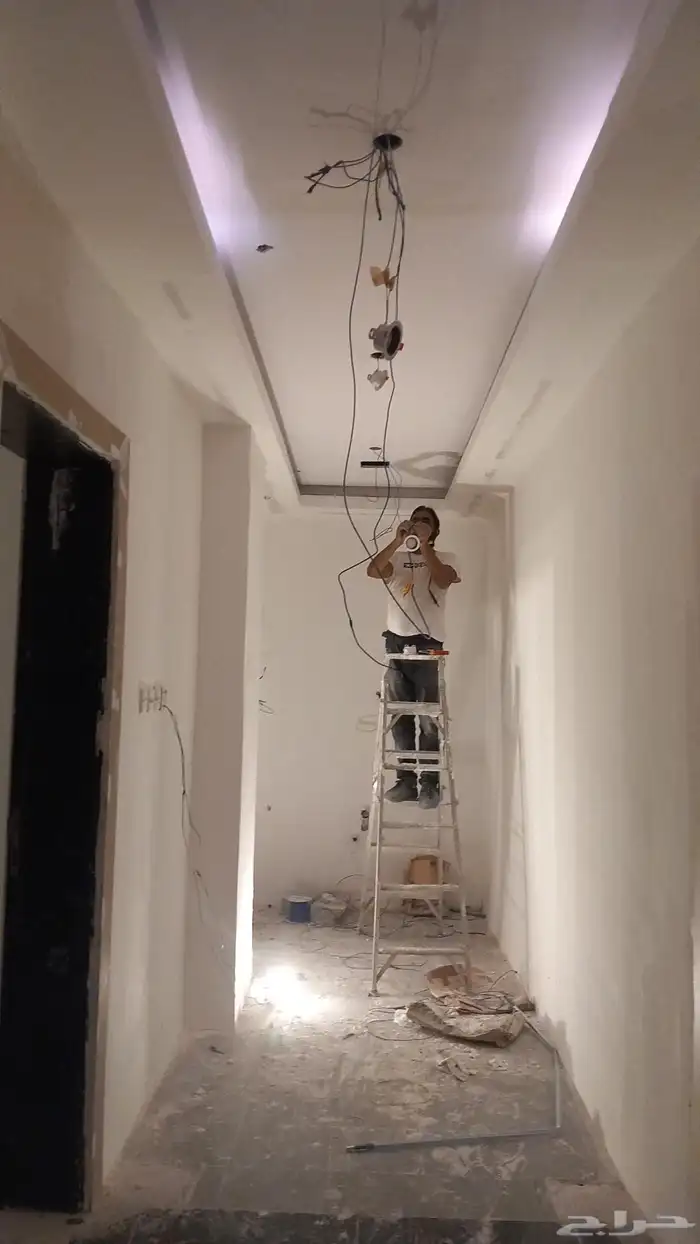 جبس برد مع دهانات داخليه 3