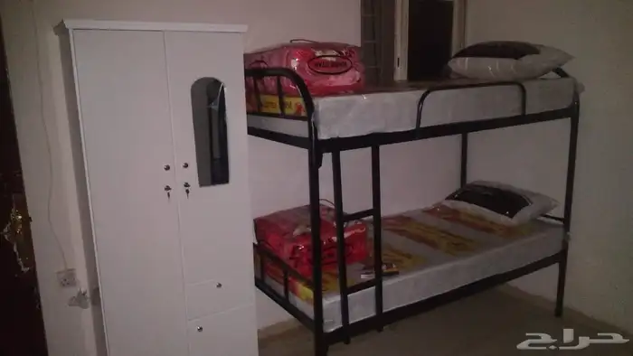 تأثيث سكن عمال سراير مراتب بطانيات مخدات 5