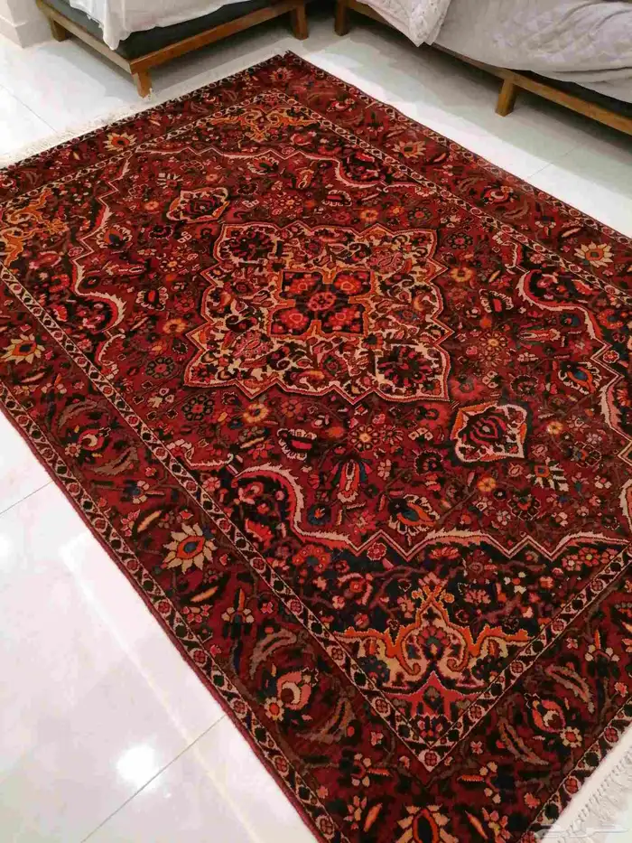 سجادة إيراني 2 3 صوف شغل يد قديم 0