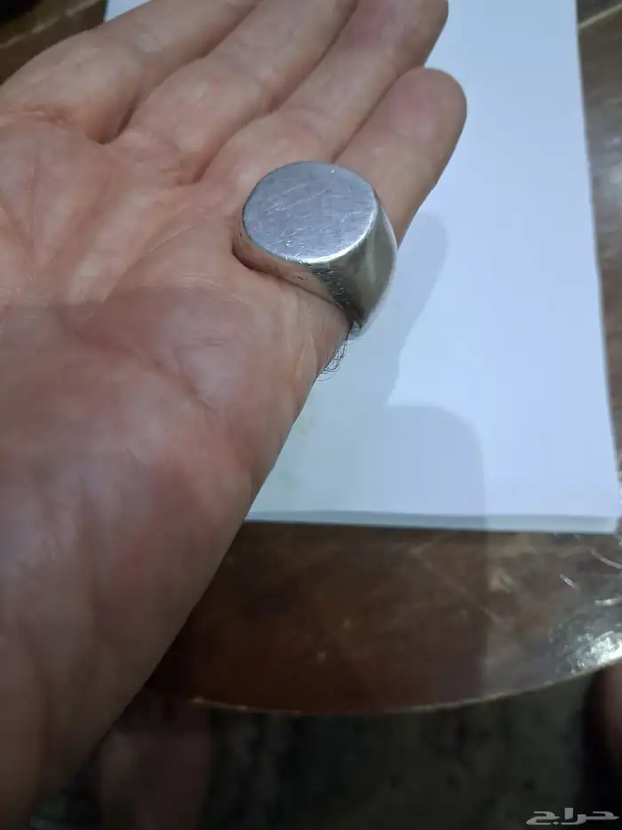 خاتم من الفضه 925 الوزن 30 غرام مقاس 18 3