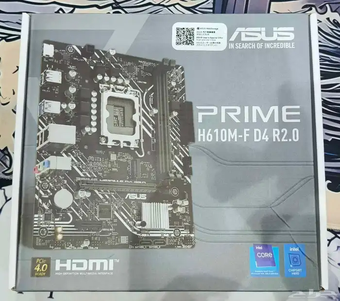 مذر بورد H610M-F D4 R2.0 0
