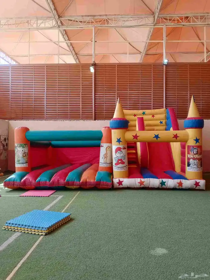 تأجير نطيطات متاهات ملعب صابوني زحاليق نطيطات صابونيه الرياض 1