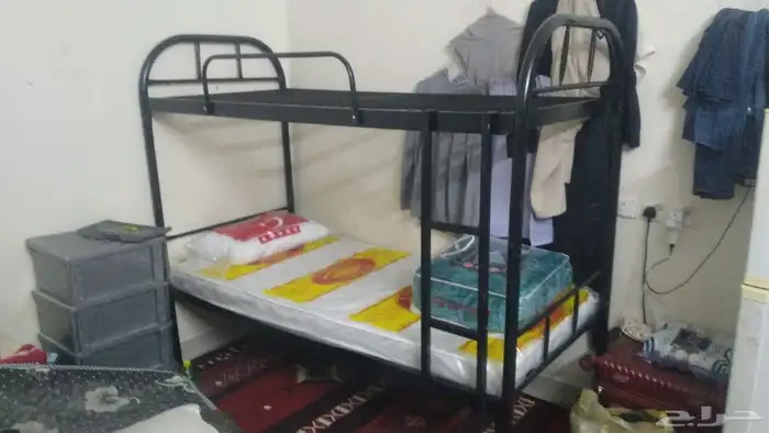 تأثيث سكن عمال سراير مراتب بطانيات مخدات 9