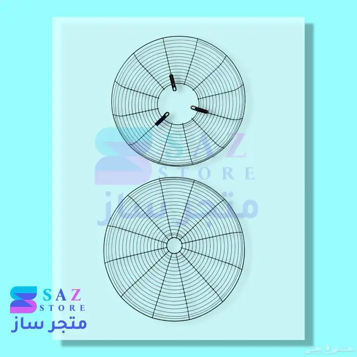 مروحة عمودية صناعيه حديد مقاس 500 ملم 20 إنش او بوصه وقدره 1 6