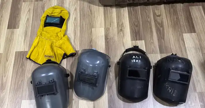 خوذة لحام عدد 5 حبات هلمت Welding Helmets 0