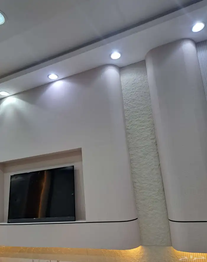 ديكورات شيبوارد جبس مستعار نعلات منزليه باركيه ضد الماء دهان 7