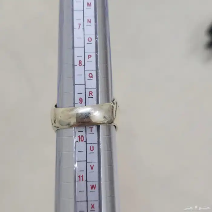 خاتم بحجر الدر الشفاف 6