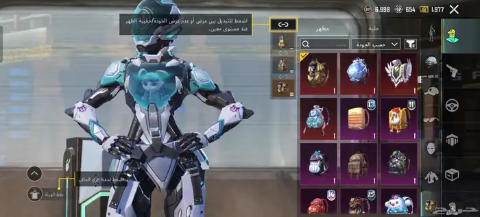 الحساب ببجي 10