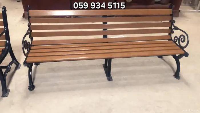 كراسي مقاعد خشبية الحدائق انتظار الحافلات مواقف تجمعات مول 0