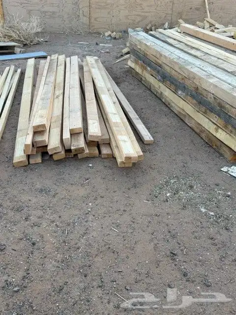 للبيع خشب اعمده 3