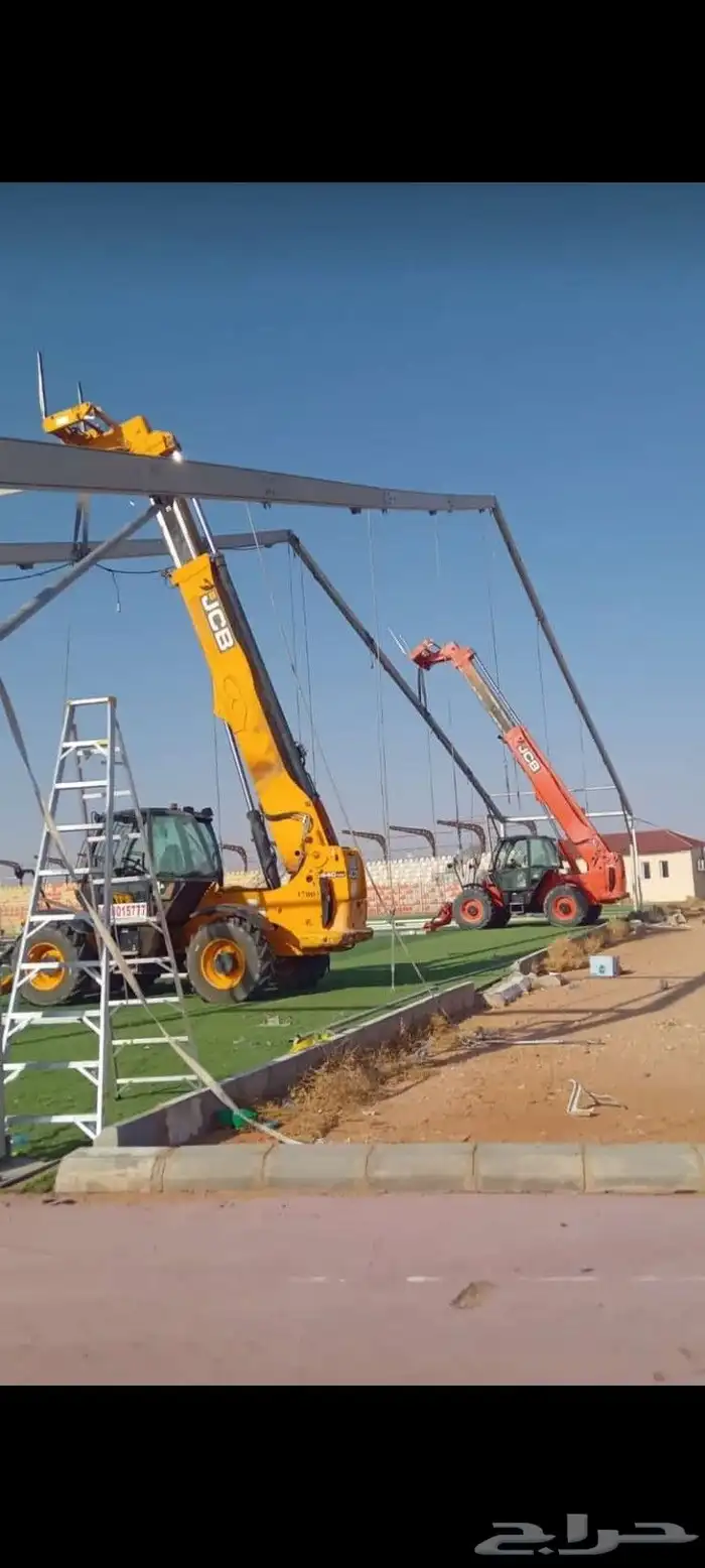 رافعات شوكيه فركلفت في الخرج رافعات جي سي بي 1