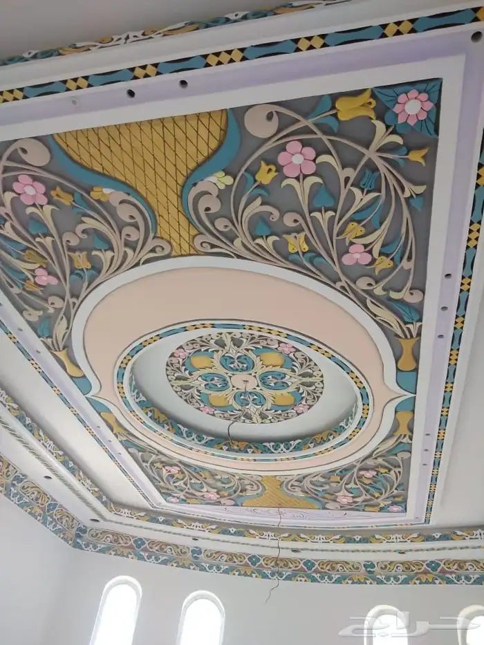 حفر مغربي وجميع الجبسيات وزخرفه اترثيه المجلس والجدريات 9