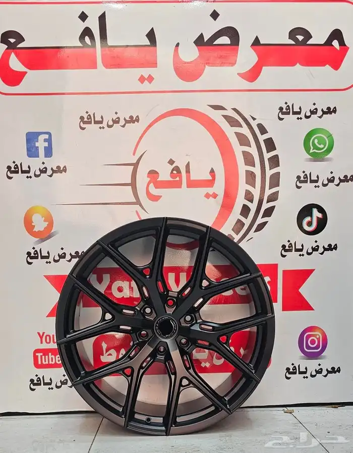 جنوط تينارا مقاس 22 يركب علا اغلب اسيارات مثل 1