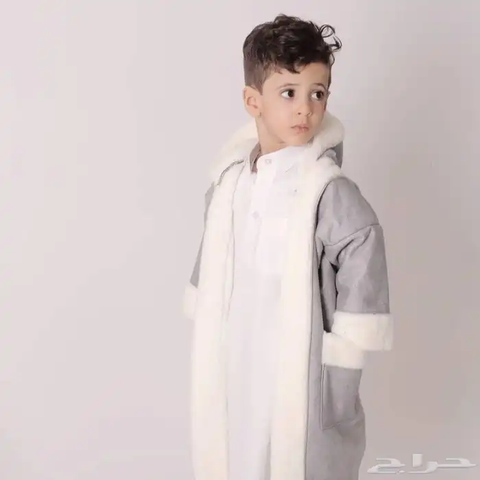 فروات شتويه للاطفال بالاسم مع تطريز الاسم حسب الطلب 10
